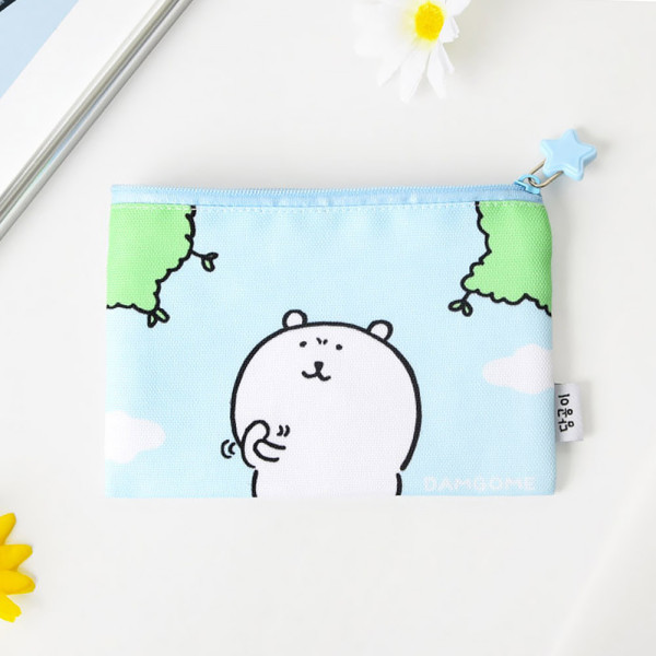 담곰이 하늘 사각 파우치