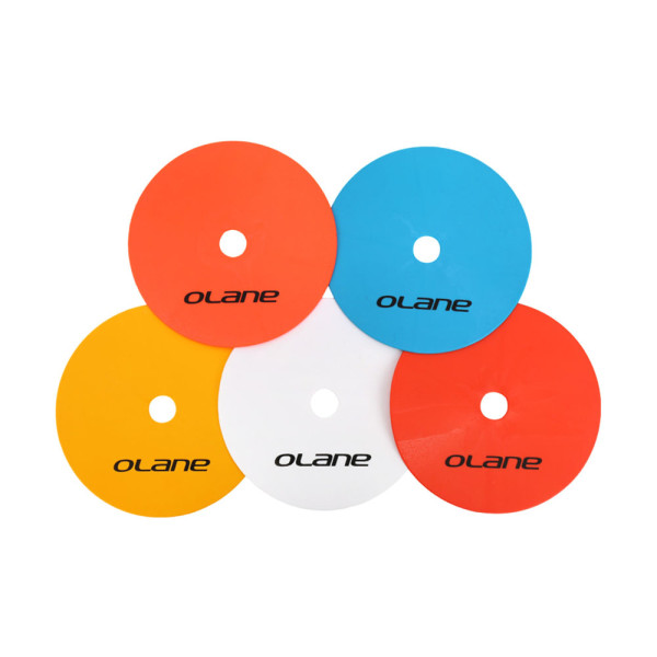 오레인 납작콘 접시콘 라운드마커 10개입 오렌지