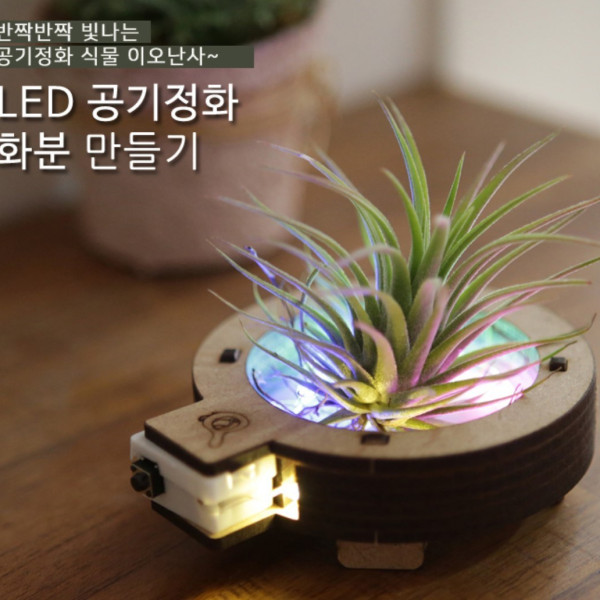 LED 공기 정화 화분(탄소중립)
