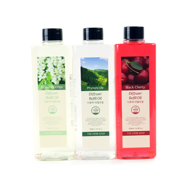 500ml 더허브샵 사각 리필오일