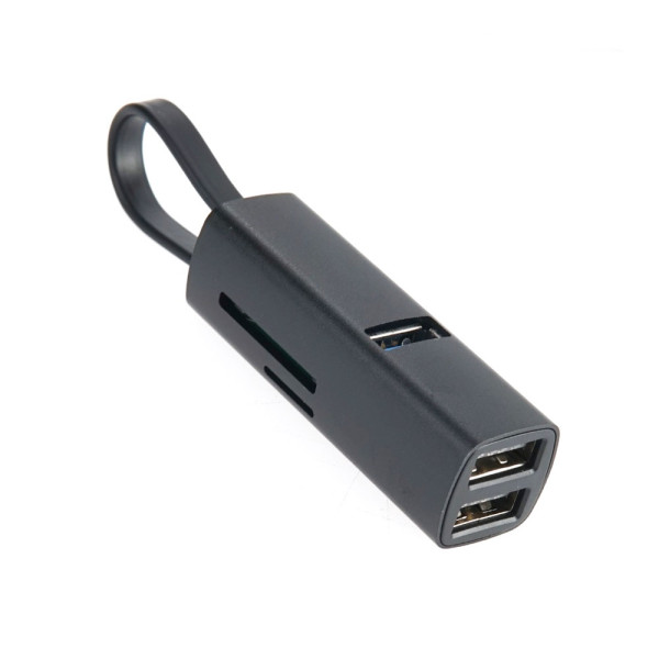 휴대용 USB Type C 3포트 멀티허브 SD카드 TF카드 MicroSD