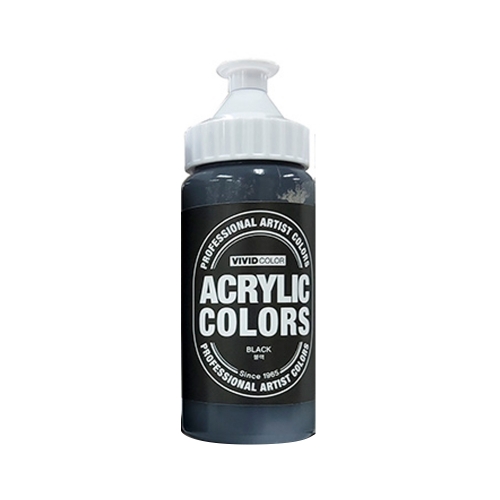 종이나라 비비드 아크릴물감 220ml 흑색 815