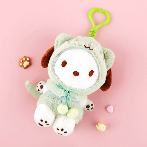 산리오 포차코 고양이 가방고리 13cm