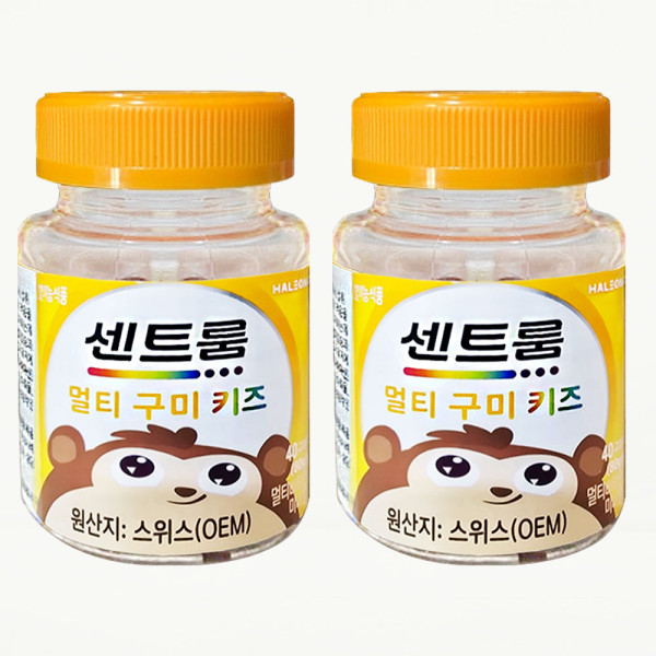 센트룸 멀티구미 키즈 40구미 2개 어린이 비타민