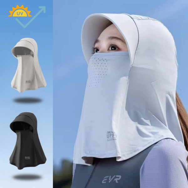 쿨링 풀커버 썬캡 모자 일체형 바라클라바 햇빛가리개