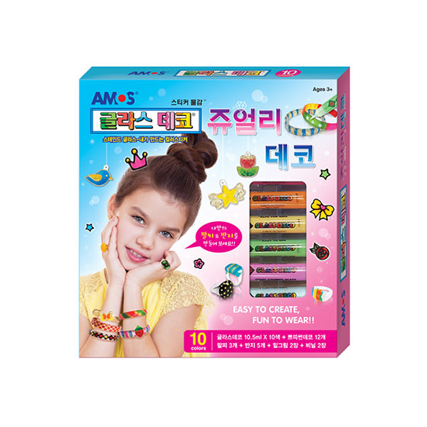 글라스데코 스테인드 글라스 쥬얼리데코 10색