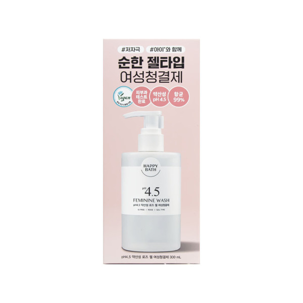해피바스 약산성 로즈 여성청결제 젤타입 300m