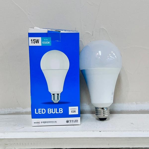 장수램프 LED 벌브 15W 6500K