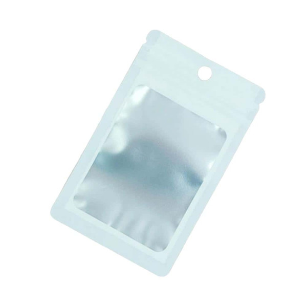 포장용 화이트 반투명 컬러 지퍼백 7.5cm X 12cm