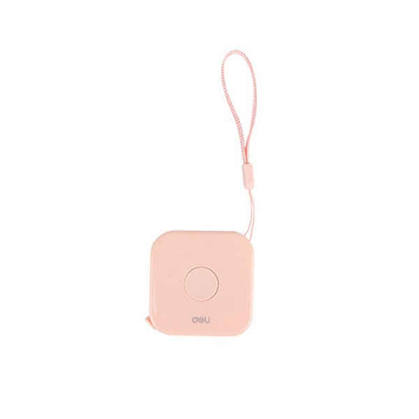 델리 미니 줄자 79652PK 핑크 줄자길이 2M 6mm x 2M