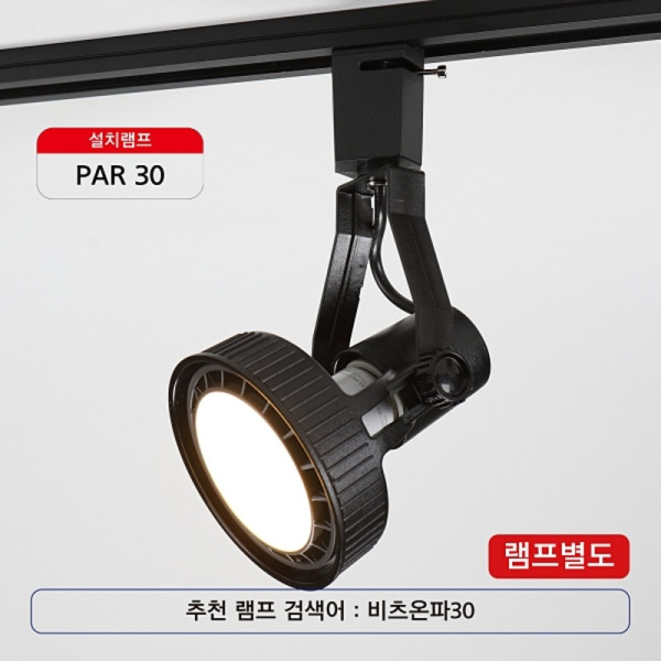 비츠온 PAR30 등기구 블랙레일용 DGH 1
