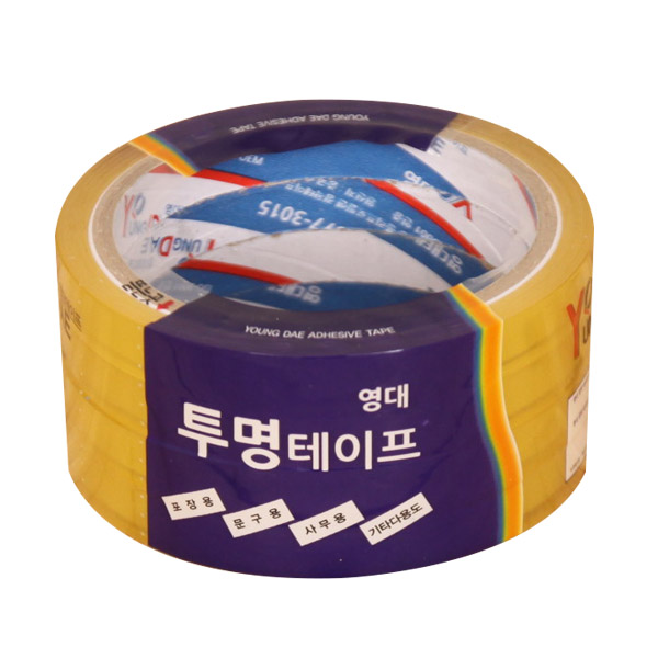 영대투명4절테이프(12mmx25m)