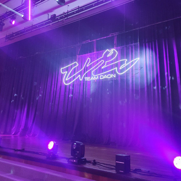콘서트 축제 파티 대형 행잉 네온사인 주문제작