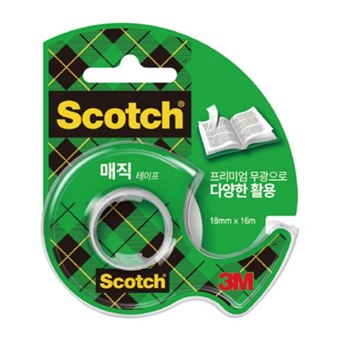 3M 스카치 매직테이프 122A 18MMX16M 디스펜서