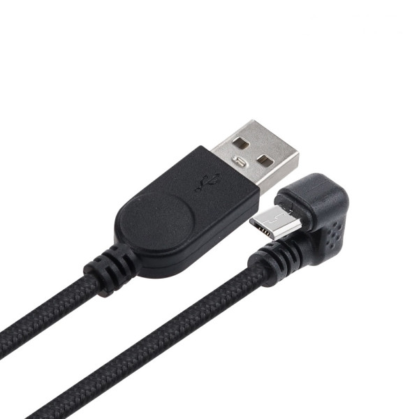 USB 2.0A(M) Micro USB(M) 꺾임 패브릭 케이블 1.5m