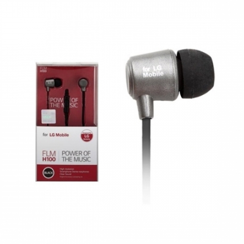 포엘지모바일 for LG Mobile 스마트폰용 이어폰 FLM H100 블랙 유선