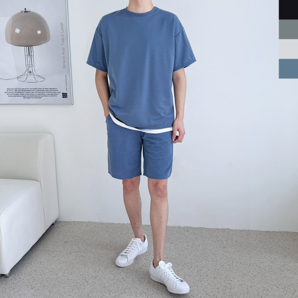 GQQ M580 남자5부밴딩반바지