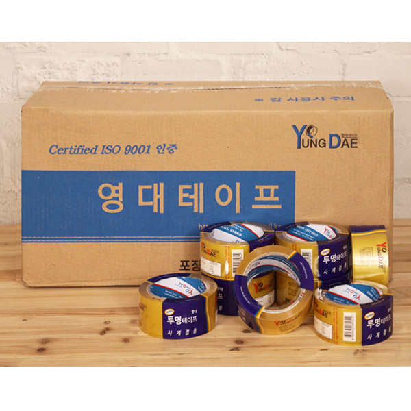 (BOX)영대투명테이프(48mmx80m)_50개입