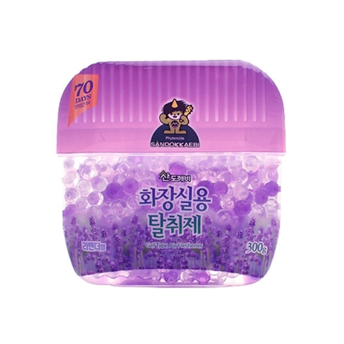 산도깨비 화장실용 탈취제 라벤더향 300g 박스 20개