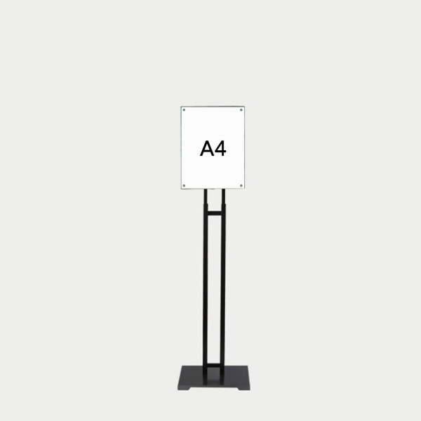 자석식 슬림 사인스탠드 A4 2기둥 가로세로겸용