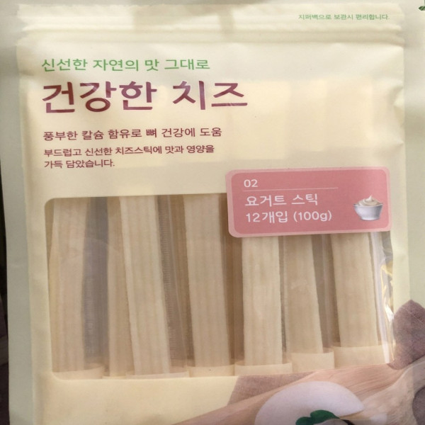 내추럴랩 건강한치즈요거트 반려견 사료스틱 12P 100g