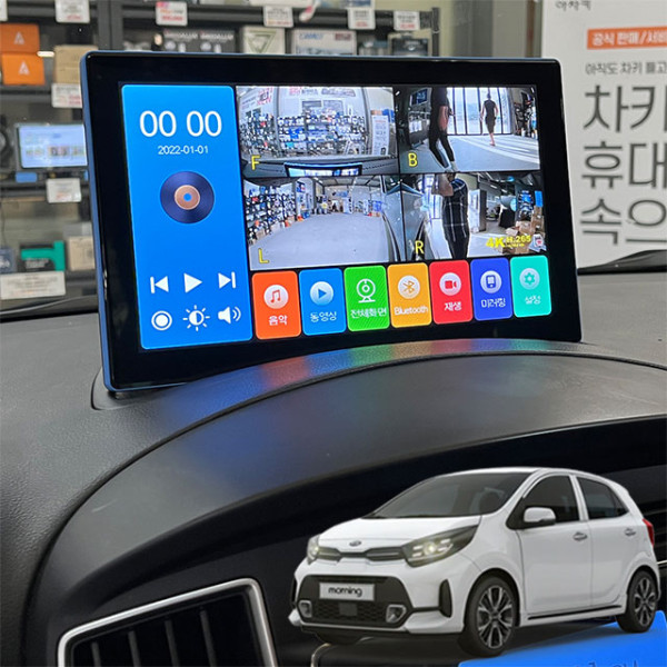 더뉴모닝 제임스P 10.1인치 4채널블랙박스