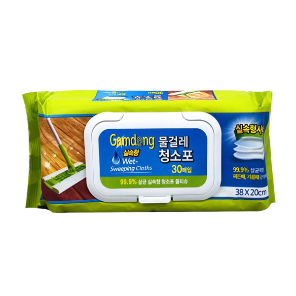 감동 물걸레 청소포 대형 38cm x 20cm 30매