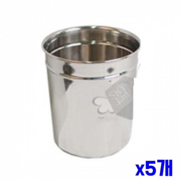 내구성 좋은 소스통 11x10cm x5개 스텐소스통