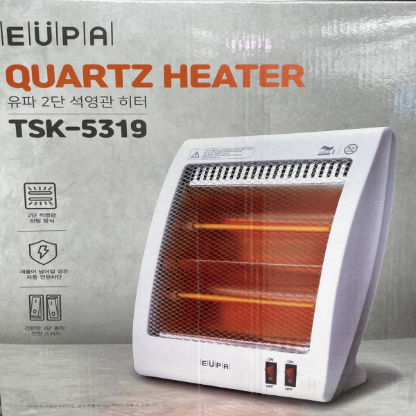 EUPA 유파 석영관 전기 안전 2단 히터 800W