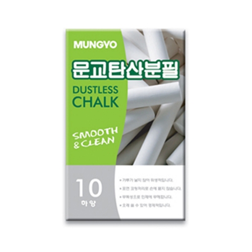 문교 탄산분필 ADC 10 백색 박스 120개