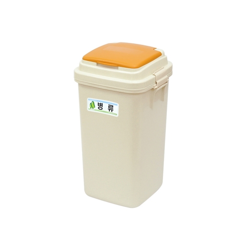 우림 리드휴지통 베이지 50L 쓰레기통