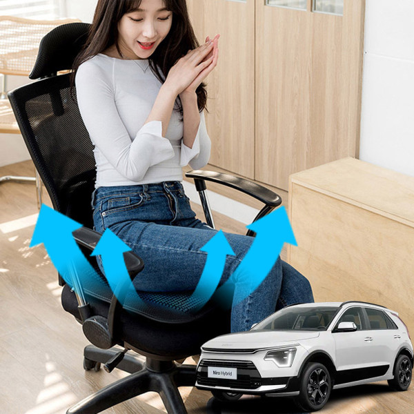 더올뉴니로 시원한쿨링팬 메쉬 쿨링방석 호환