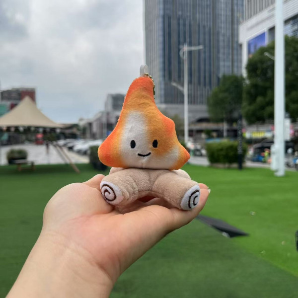 모닥불 인형 키링 파이어 불 캠프파이어 키링 키홀더 백참 열쇠고리 가방참 참 장식 가꾸