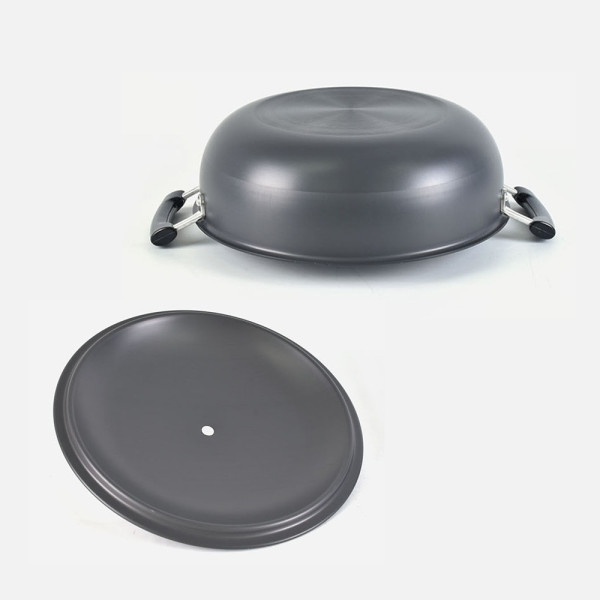 업소용 경질 양수 튀김팬 45cm