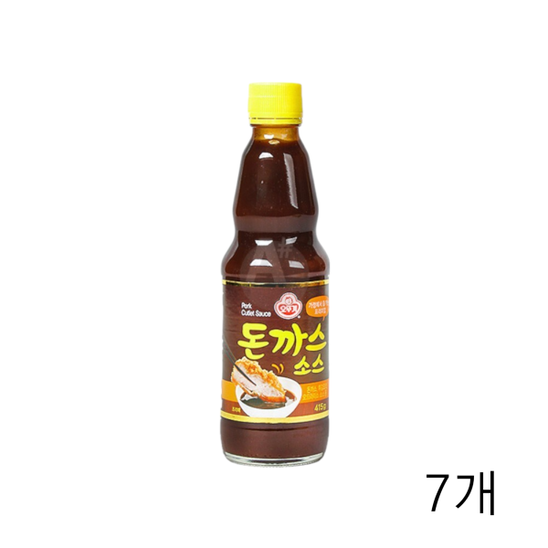 오뚜기 돈까스소스 415g X 7개 경양식 일식 돈가스소스 옛날돈가스 옛날돈까스