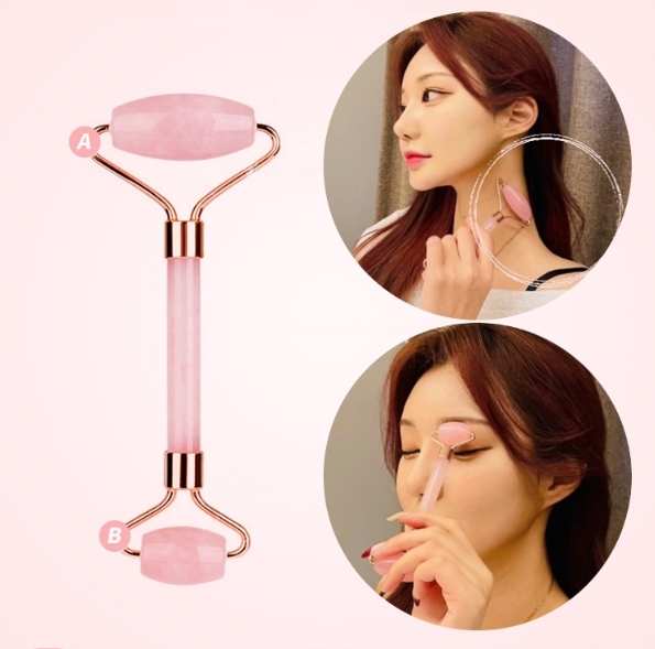 얼굴괄사 턱마사지기 복부 승모근 롤러 세트