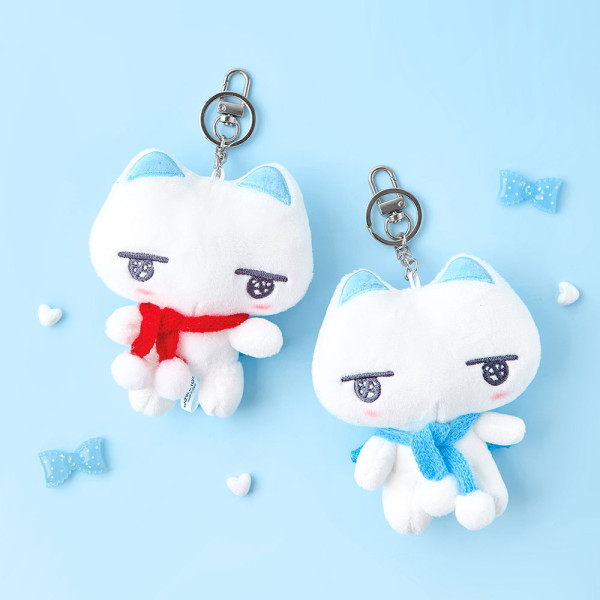 아이네꼬 목도리 인형 키링 8cm-랜덤