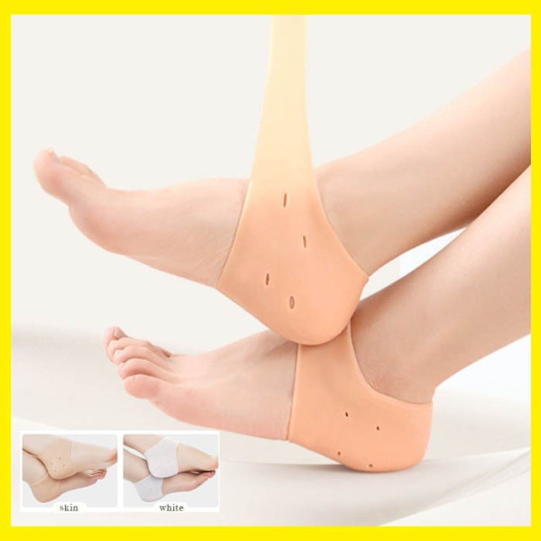 뒷꿈치 보습양말 실리콘 발뒤꿈치패드 뒷꿈치 보호 발패드 쿠션 갈라짐 케어