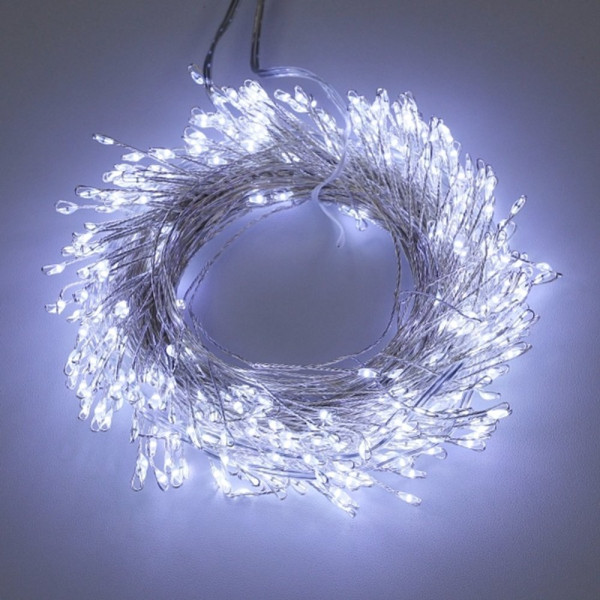 비츠온 LED 트리구 동선등 500구 연결형DC24V 은색선 백색컨트롤 별도