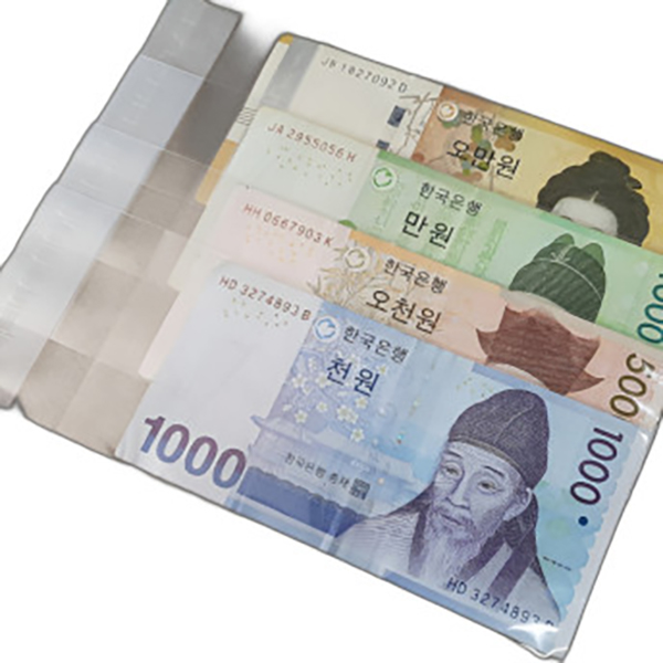 투명 OPP 용돈 돈 비닐 봉투 현금 필름 돈케이크 10p