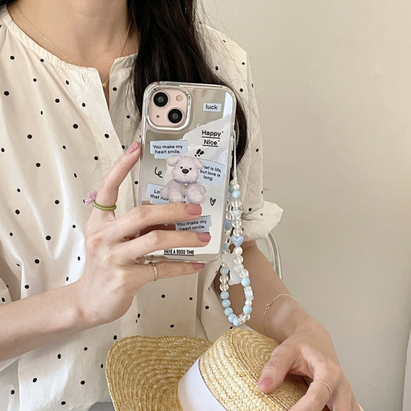 블루라벨 벨독 미러 스트랩 케이스