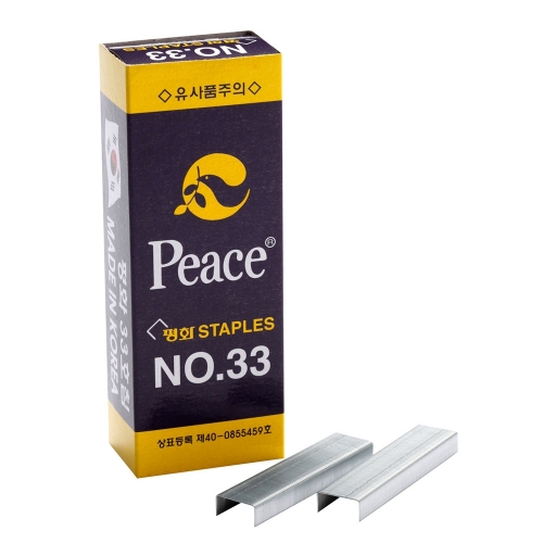 평화 스테플러침 NO 33호침 5000psc 박스 12개