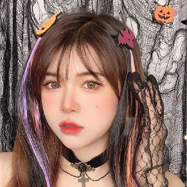 [이거찜] 할로윈 가발 머리핀