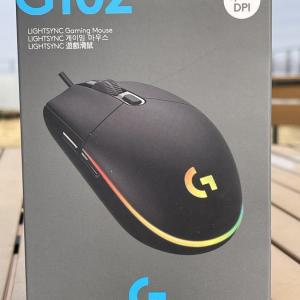 로지텍 G102 유선 게이밍 마우스 블랙 그래픽작업