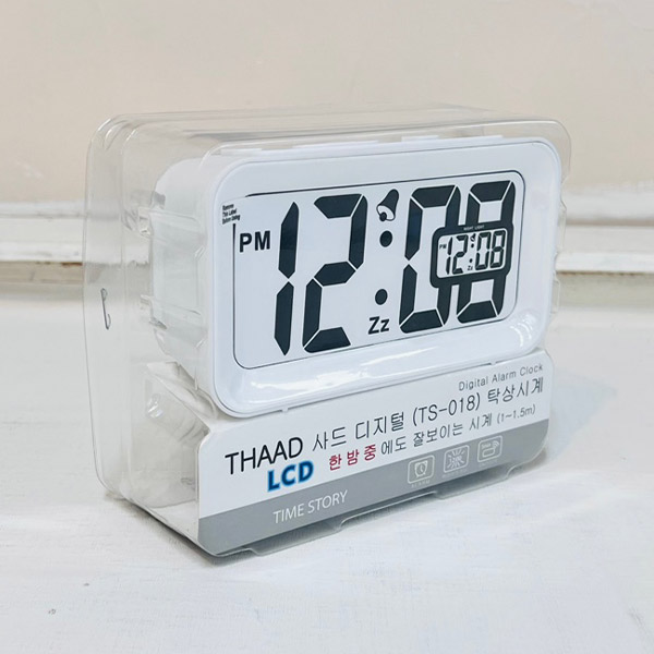 사드 디지털 탁상시계 TS 018 색상랜덤 1p