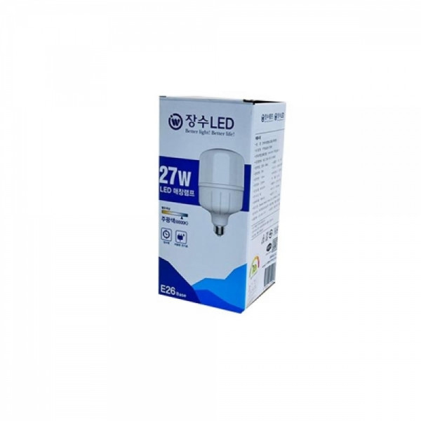 LED 램프 27W 주광색 홈인테리어 LED전구 조명 라이트