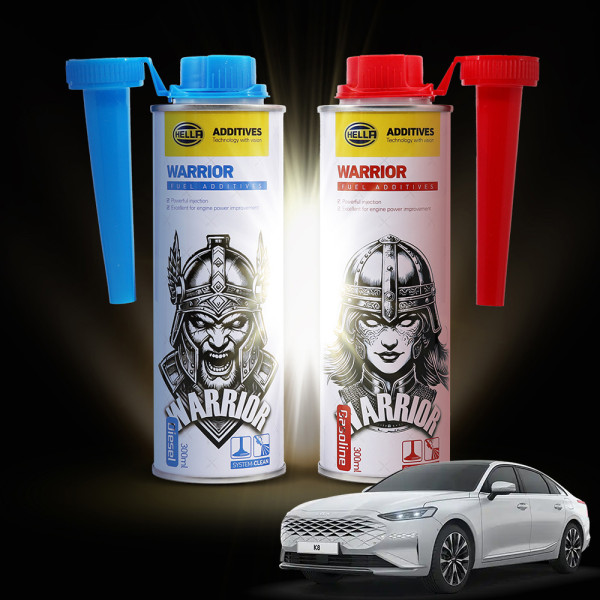 K8 가솔린,디젤 프리미엄 연비향상 헬라 워리어 연료첨가제 300ML