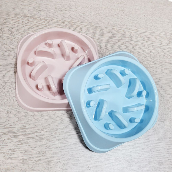 강아지 비만 급체방지 슬로우 식기