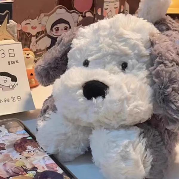 복실 뽀글이 강아지 쿠션 애착 인형 댕댕이 멍뭉이 안고자는 필로우 베개 수면 선물인형