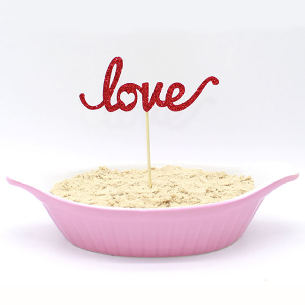 LOVE 생일 케이크토퍼 케익 장식